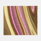 Abstracte elegant vloeibare marmer stromingstextuu fleece deken (Voorkant (Horizontaal))