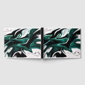 Abstracte elegant vloeibare marmer stromingstextuu gastenboek (Volledig)