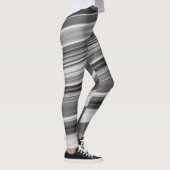 Abstracte elegant vloeibare marmer stromingstextuu leggings (Rechts)