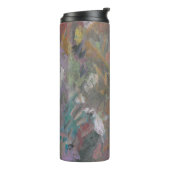 Abstracte Elegante "Flower Garden" Thermische Tumb Thermosbeker (Gedraaid links)