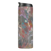 Abstracte Elegante "Flower Garden" Thermische Tumb Thermosbeker (Geroteerd rechts)