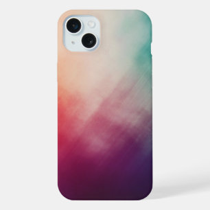 Abstracte elegante gemengde kleurrijke schilderij iPhone 15 plus case