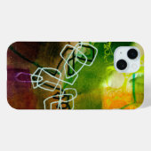 Abstracte elegante gemengde kleurrijke schilderijp Case-Mate iPhone case (Achterkant (horizontaal))