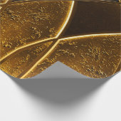 Abstracte elegante kunstgreep deco geometrische ge cadeaupapier (Hoek)