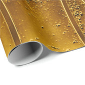 Abstracte elegante kunstgreep deco geometrische ge cadeaupapier (Rol Hoek)