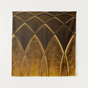 Abstracte elegante kunstgreep deco geometrische ge wandkleed