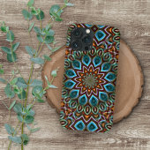 Abstracte elegante moderne Boheemse Mandala kunst iPhone Hoesje