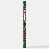 Abstracte elegante moderne Boheemse Mandala kunst iPhone Hoesje (Linkerkant)