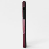 Abstracte Elegante Moderne Wijnrode Fractal Art Case-Mate iPhone Case (Achterkant/links)