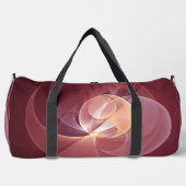 Abstracte Elegante Moderne Wijnrode Fractal Art Plunjezak (Voorkant)