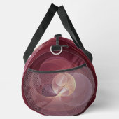 Abstracte Elegante Moderne Wijnrode Fractal Art Plunjezak (Rechts)