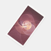 Abstracte Elegante Moderne Wijnrode Fractal Art Servet (Hoek)