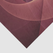 Abstracte Elegante Moderne Wijnrode Fractal Art Tissuepapier (Detail)