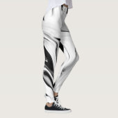 Abstracte elegante retro kleuren digitaal leggings (Rechts)