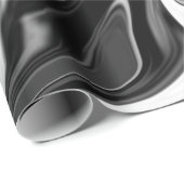 Abstracte elegante retro kleuren digitale vloeisto cadeaupapier (Rol Hoek)