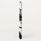 Abstracte elegante retro kleuren digitale vloeisto Case-Mate iPhone case (Achterkant / rechts)