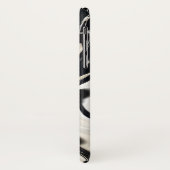 Abstracte elegante retro kleuren digitale vloeisto Case-Mate iPhone case (Achterkant/links)