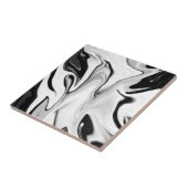 Abstracte elegante retro kleuren digitale vloeisto tegeltje (Zijkant)