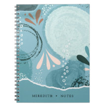 Abstracte elegantie Aqua turquoise Persoonlijk