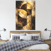 Abstracte Elegantie Canvas Afdruk (Insitu (Slaapkamer))