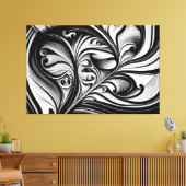 Abstracte Elegantie Canvas Afdruk (Insitu (Woonkamer))