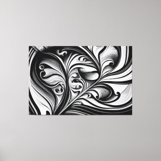 Abstracte Elegantie Canvas Afdruk (Voorkant)