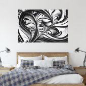 Abstracte Elegantie Canvas Afdruk (Insitu (Slaapkamer))
