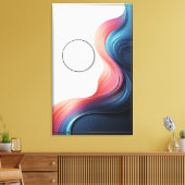 Abstracte elegantie canvas afdruk (Insitu (Woonkamer))