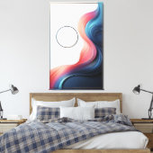 Abstracte elegantie canvas afdruk (Insitu (Slaapkamer))