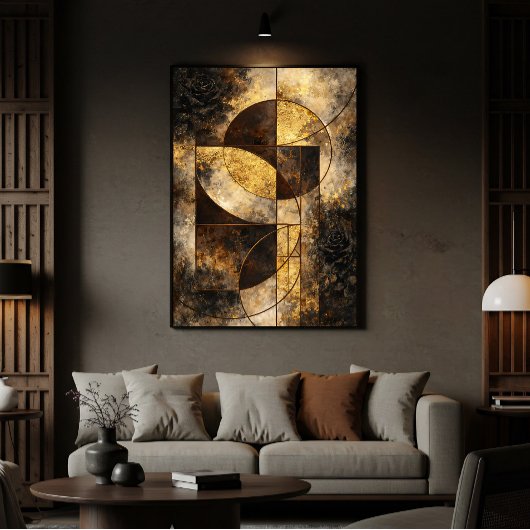 Abstracte Elegantie Canvas Afdruk