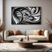 Abstracte Elegantie Canvas Afdruk