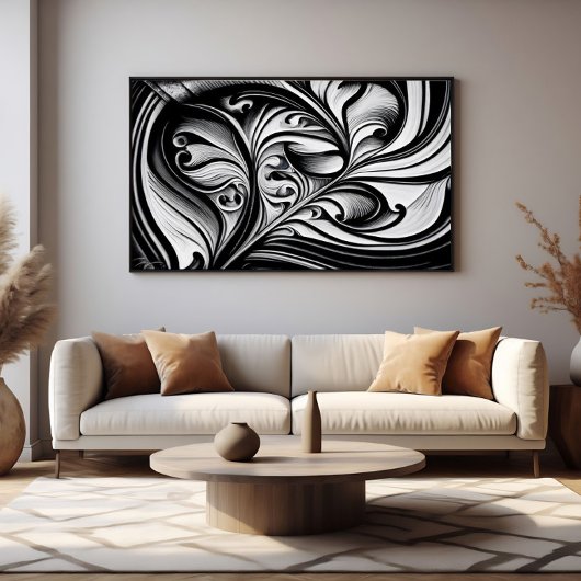 Abstracte Elegantie Canvas Afdruk