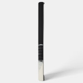 Abstracte elegantie: Encaustische fusie van zwart  Samsung Galaxy Hoesje (Linkerkant)