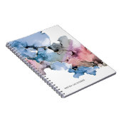"Abstracte elegantie: gepersonaliseerd Ink Art Not Notitieboek (Rechterzijde)