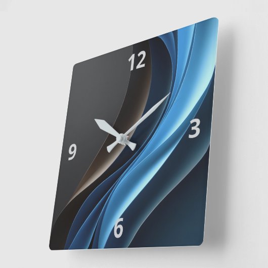 Abstracte elegantie klok (Hoek)