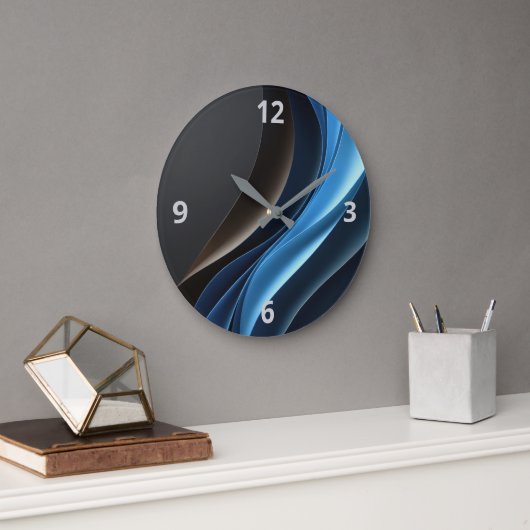 Abstracte Elegantie  Klok - Rond (Kantoor)