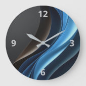 Abstracte Elegantie  Klok - Rond (Voorkant)