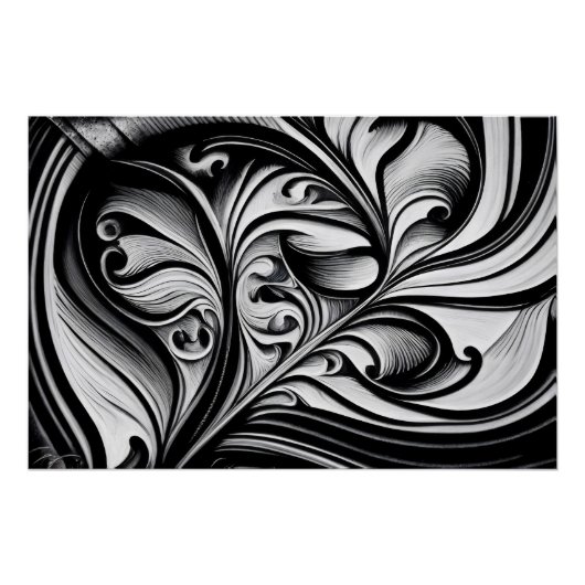 Abstracte Elegantie Perfect Poster (Voorkant)