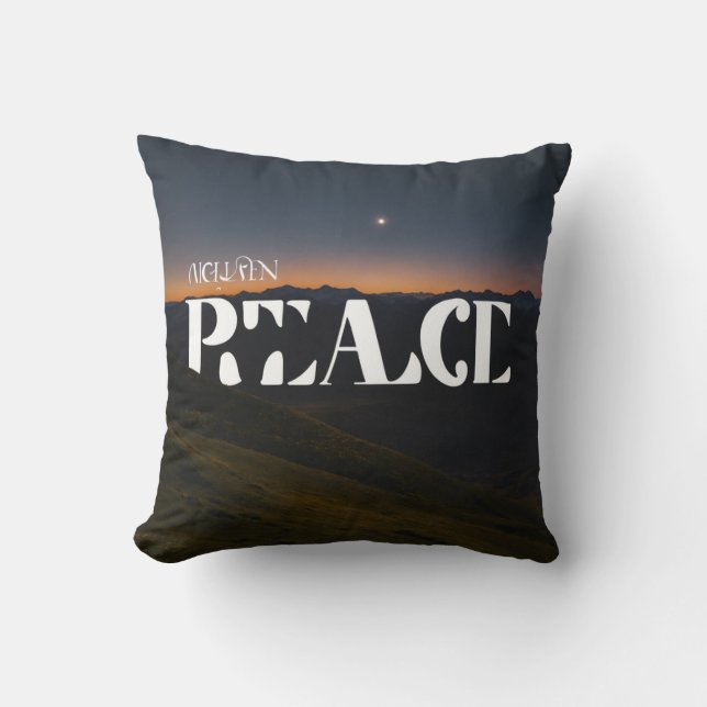 "Abstracte elegantie: samensmelting van vorm en kl Kussen (Voorkant)