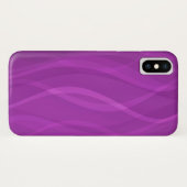 Abstracte elektrische paarse rimpelkoker Case-Mate iPhone case (Achterkant (horizontaal))
