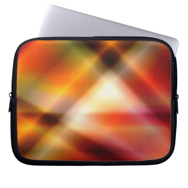 Abstracte elektronica-tas laptop sleeve (Voorkant)