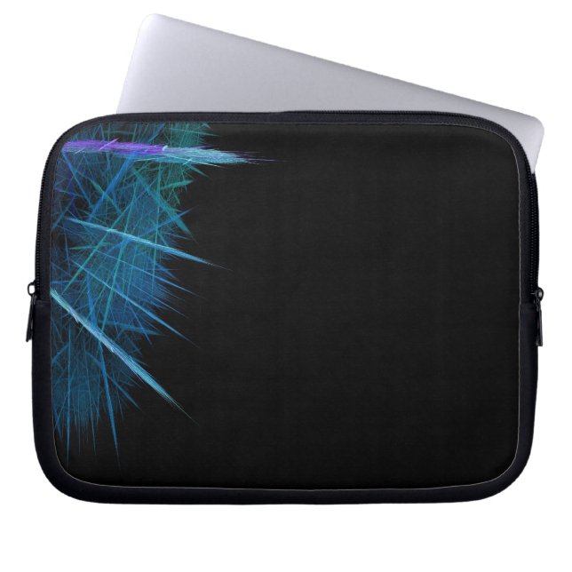 Abstracte elektronica-tas laptop sleeve (Voorkant)