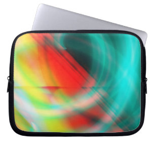 Abstracte elektronica-tas laptop sleeve