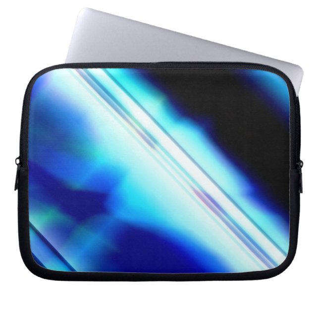 Abstracte elektronica-tas laptop sleeve (Voorkant)