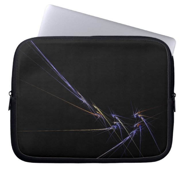 Abstracte elektronica-tas laptop sleeve (Voorkant)
