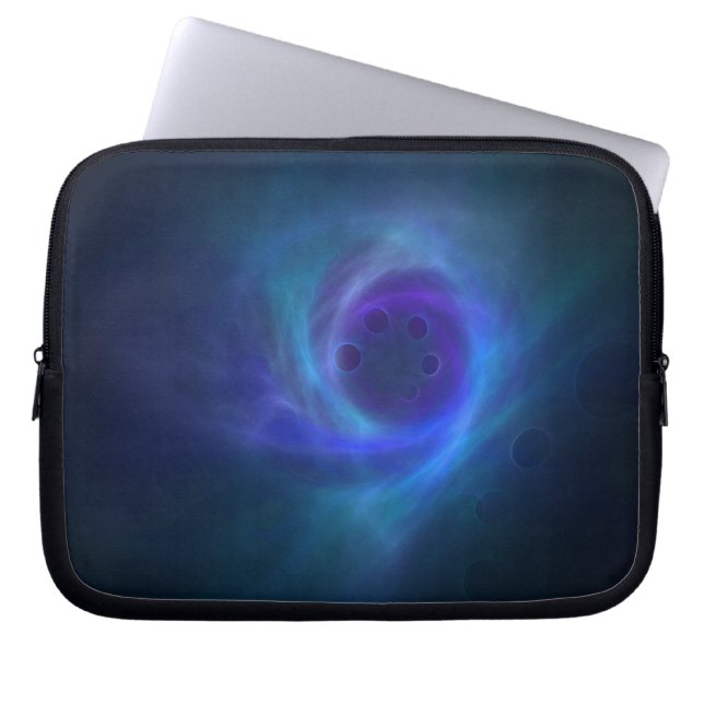 Abstracte elektronica-tas laptop sleeve (Voorkant)