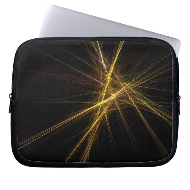 Abstracte elektronica-tas laptop sleeve (Voorkant)