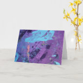 Abstracte elementen kaart (Gele Bloem)