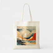 Abstracte emotionele landschappen tote bag (Voorkant)
