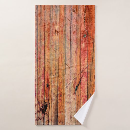 abstracte en antiek achtergrond van houtgrijze ach badhanddoek (Badhanddoek)